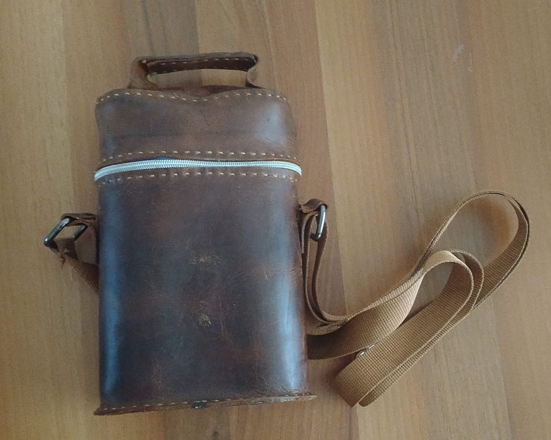 Antik Deri Çanta - Görsel 2