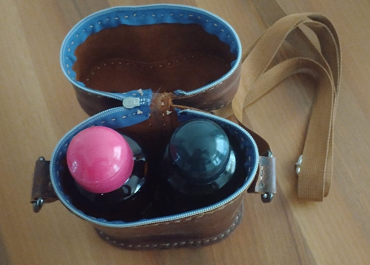 Antik Deri Çanta - Görsel 3