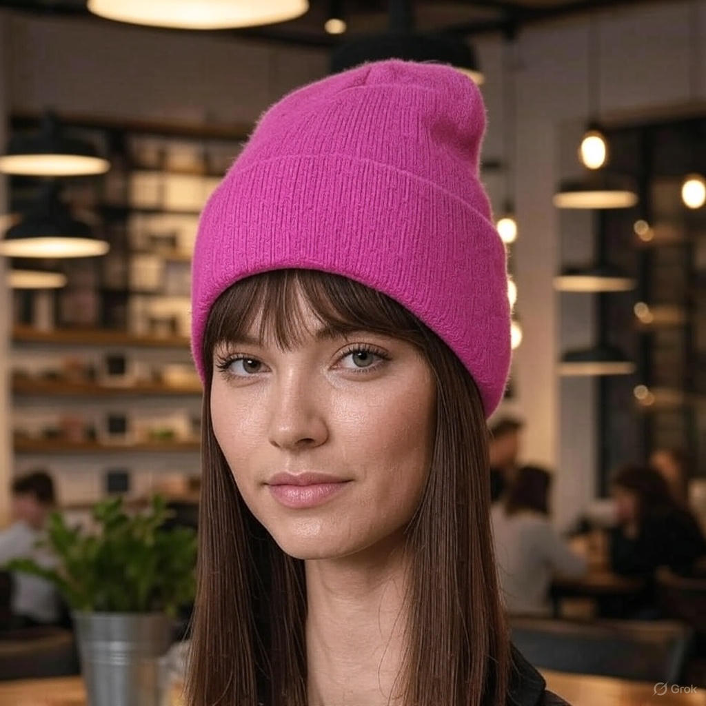 Pembe Triko Bere - Görsel 1